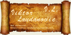 Viktor Laudanović vizit kartica